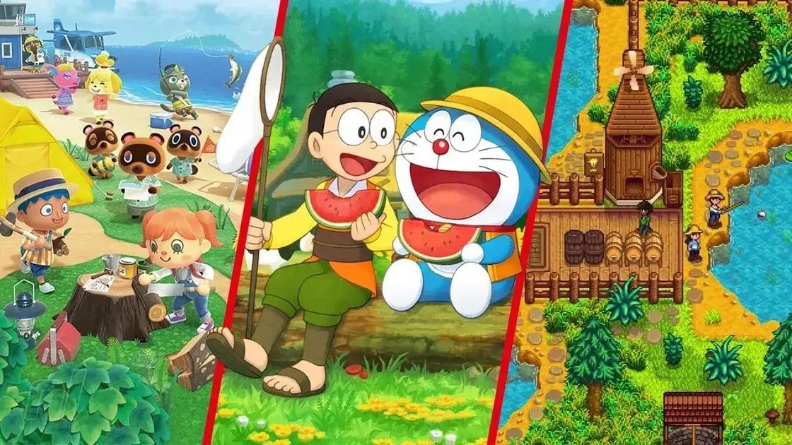 10 Melhores Jogos de Simulação e Fazenda para Nintendo Switch
