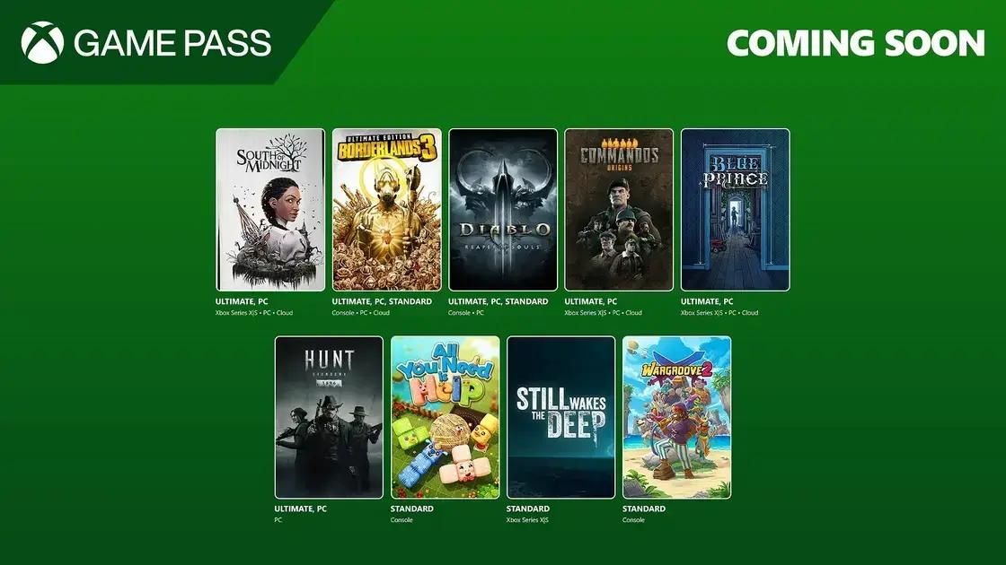 10 Novos Jogos Imperdíveis no Xbox Game Pass em Abril