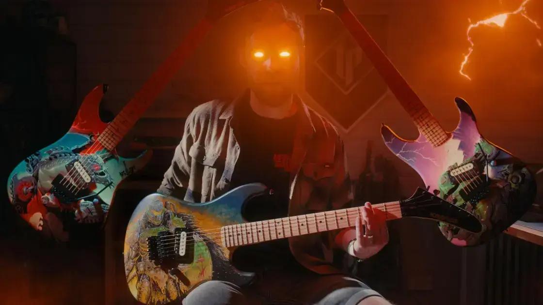 3 Guitarras Personalizadas da Kramer e DOOM: Heavy Riffs e Hits