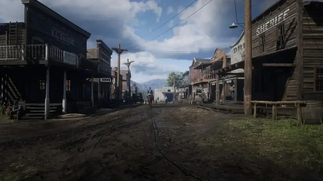 4 Meses para Recriar Valentine de Red Dead 2 no Minecraft