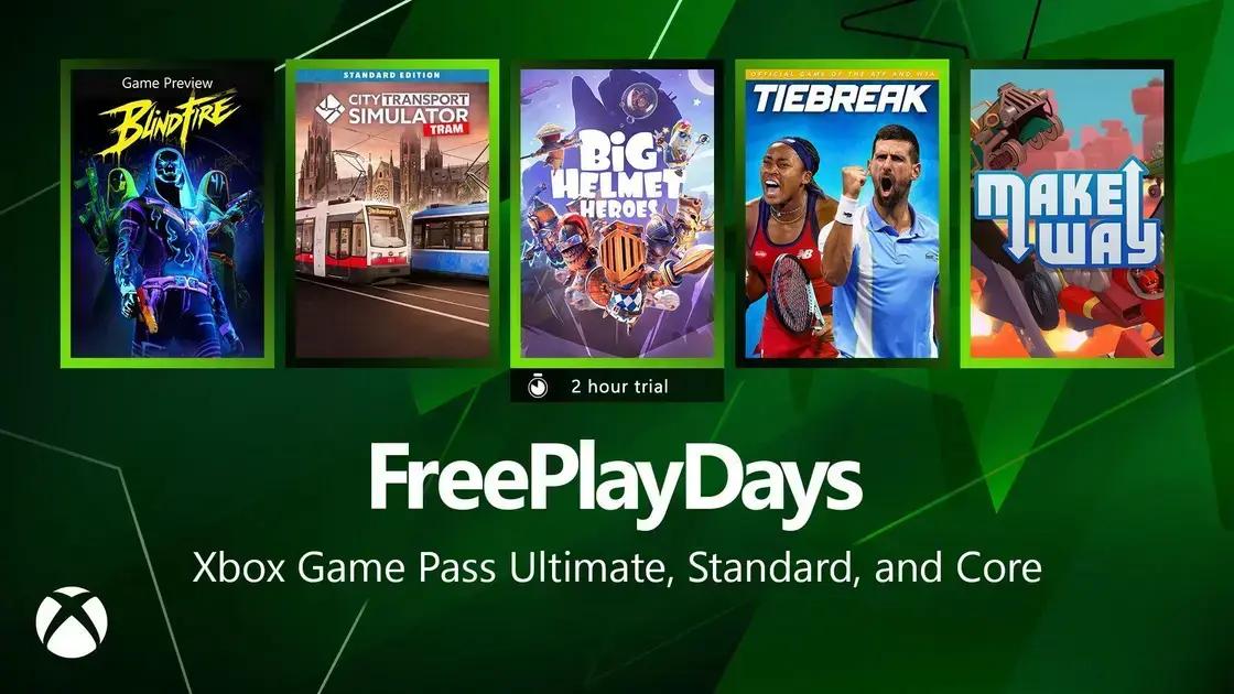 5 Jogos Imperdíveis no Free Play Days da Xbox