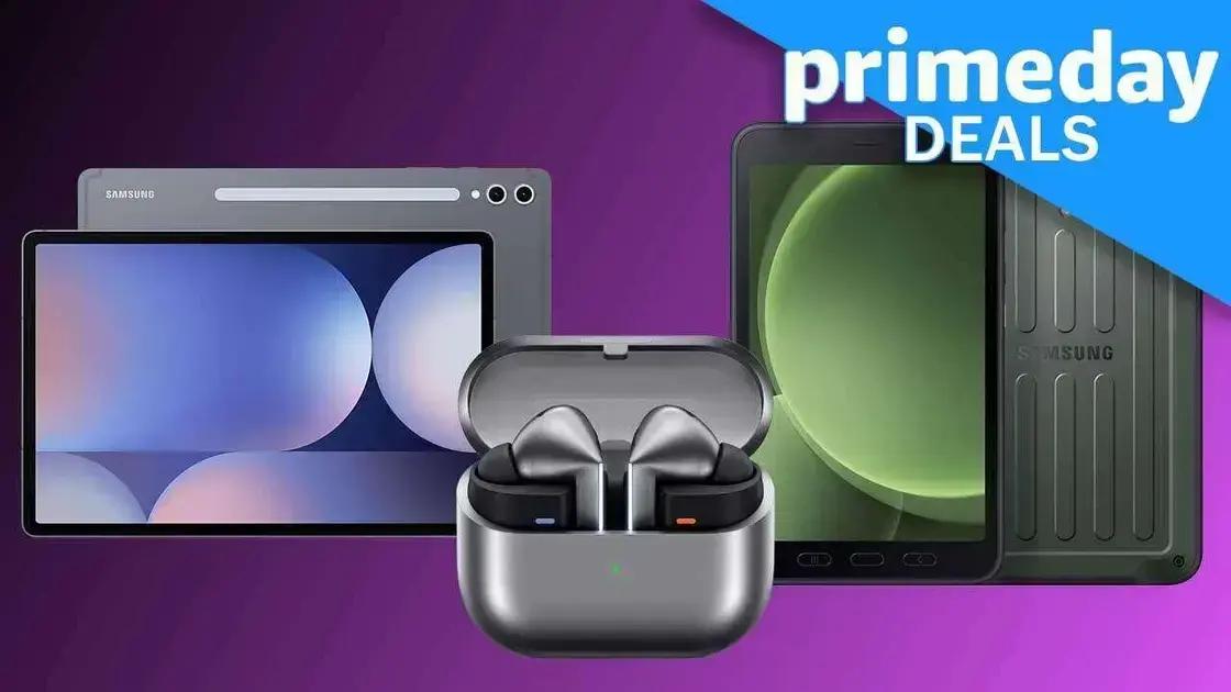 5 Ofertas Imperdíveis em Galaxy Tablets e Earbuds Samsung