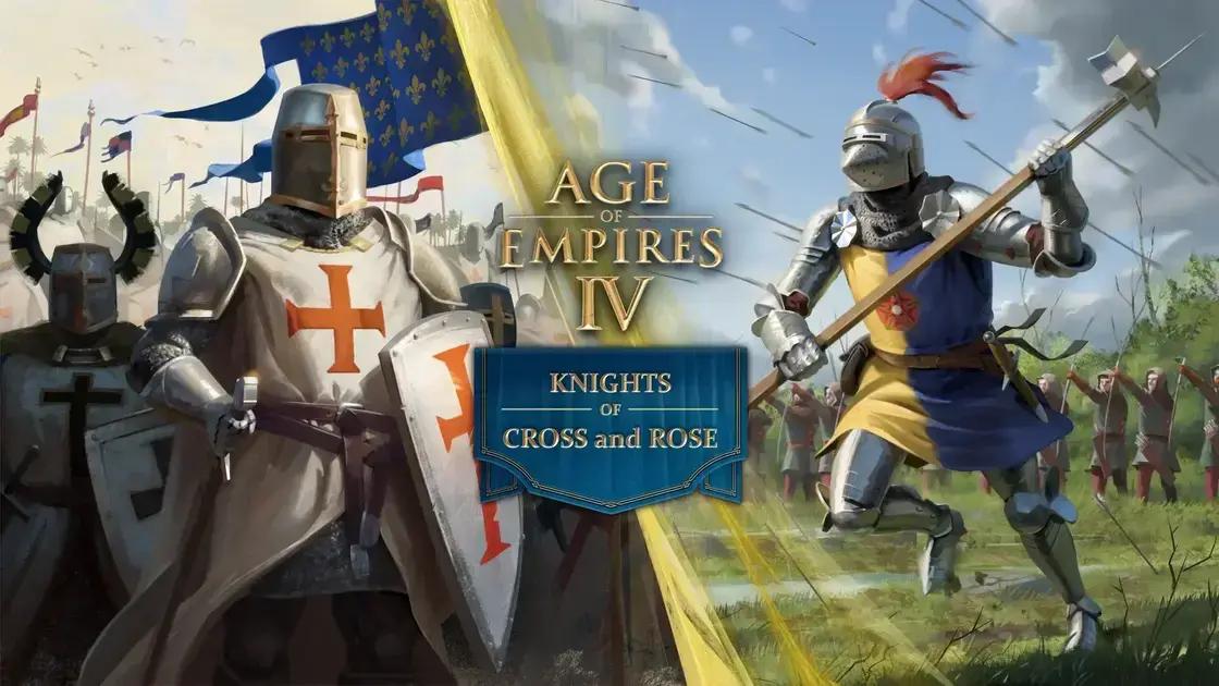 Age of Empires IV: Expansão Cavaleiros da Cruz e Rosa Disponível