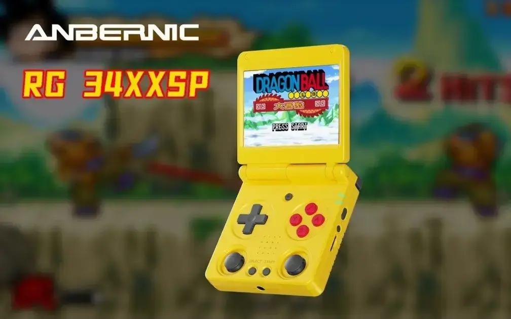 Anbernic RG 34XXSP: O Portátil Retrô que Você Esperava