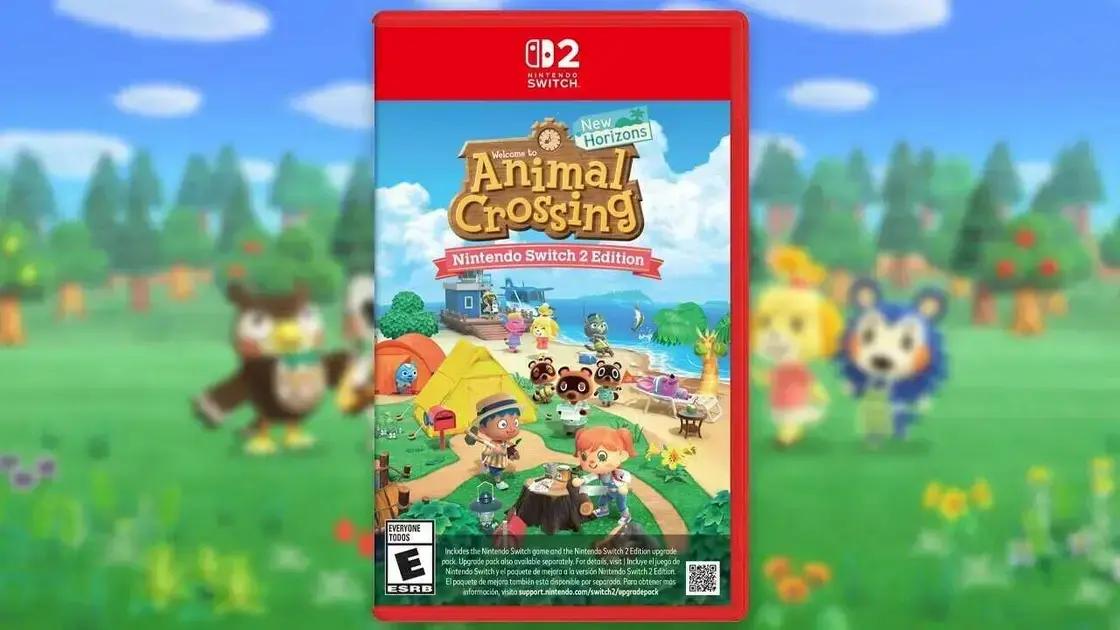 Animal Crossing: New Horizons para Nintendo Switch 2 já está disponível para pré-venda!