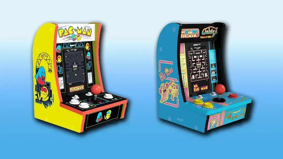 Arcade1Up: Novos preços e modelos de mini máquinas de fliperama