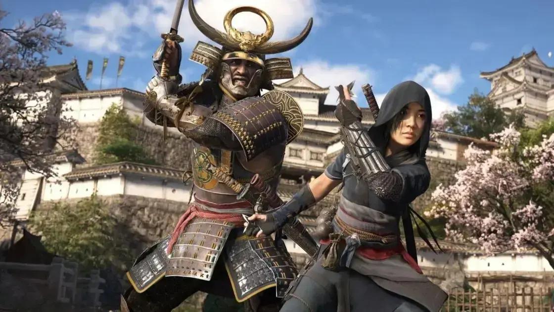 Assassin's Creed Shadows: 102,6 GB de pura ação no PS5