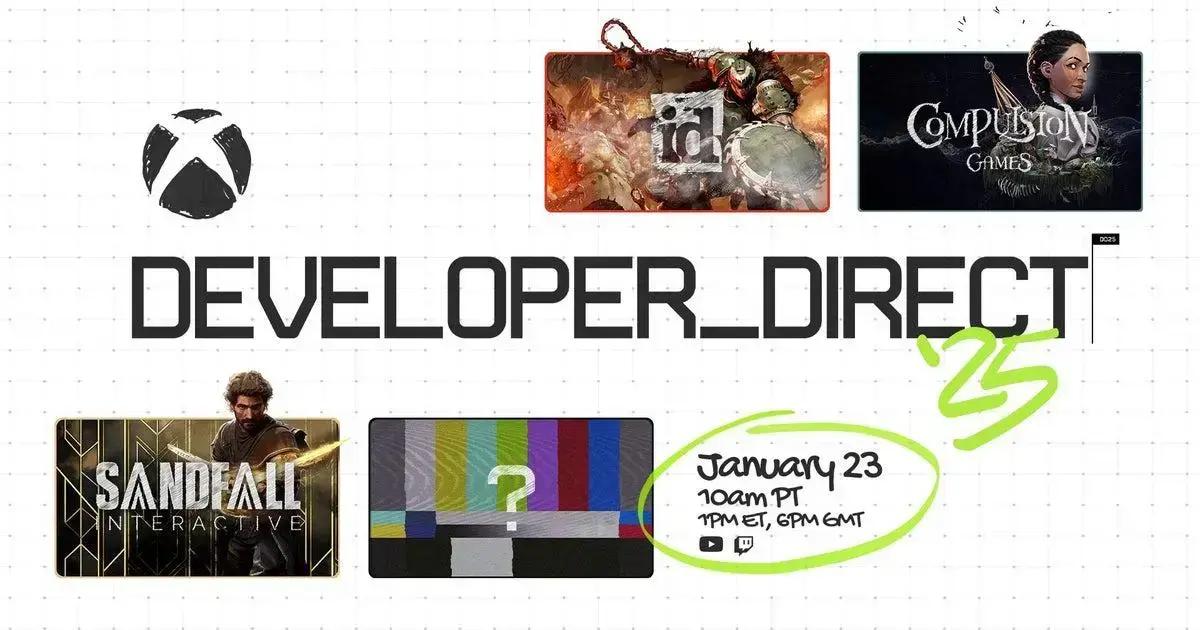 Assista ao Xbox Developer Direct de Janeiro 2025 Aqui