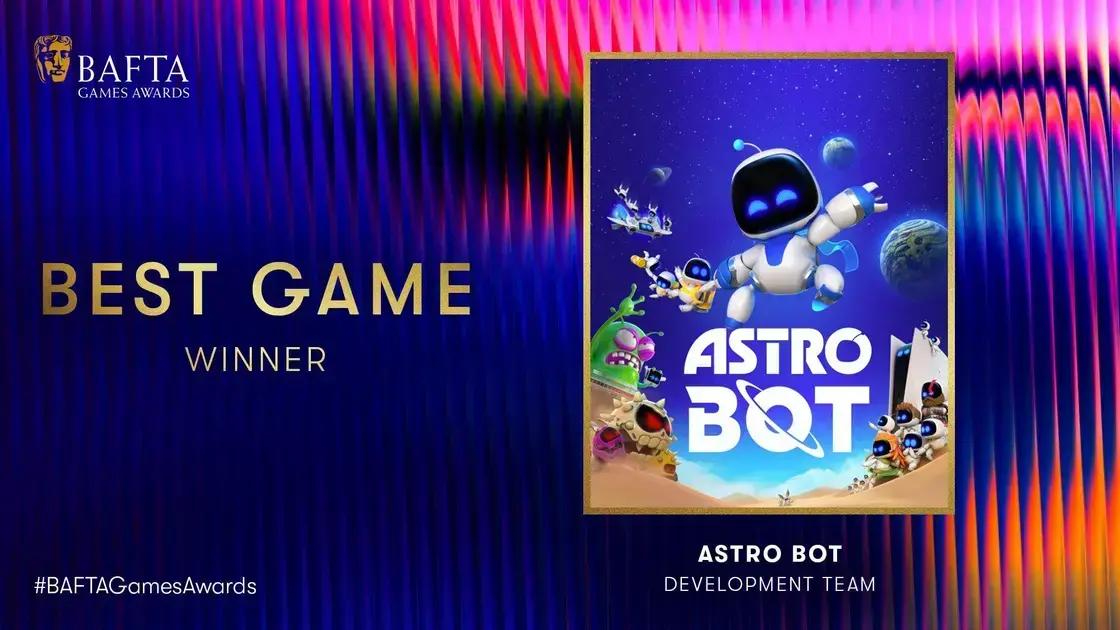 Astro Bot é o Jogo do Ano no BAFTA Games Awards 2024
