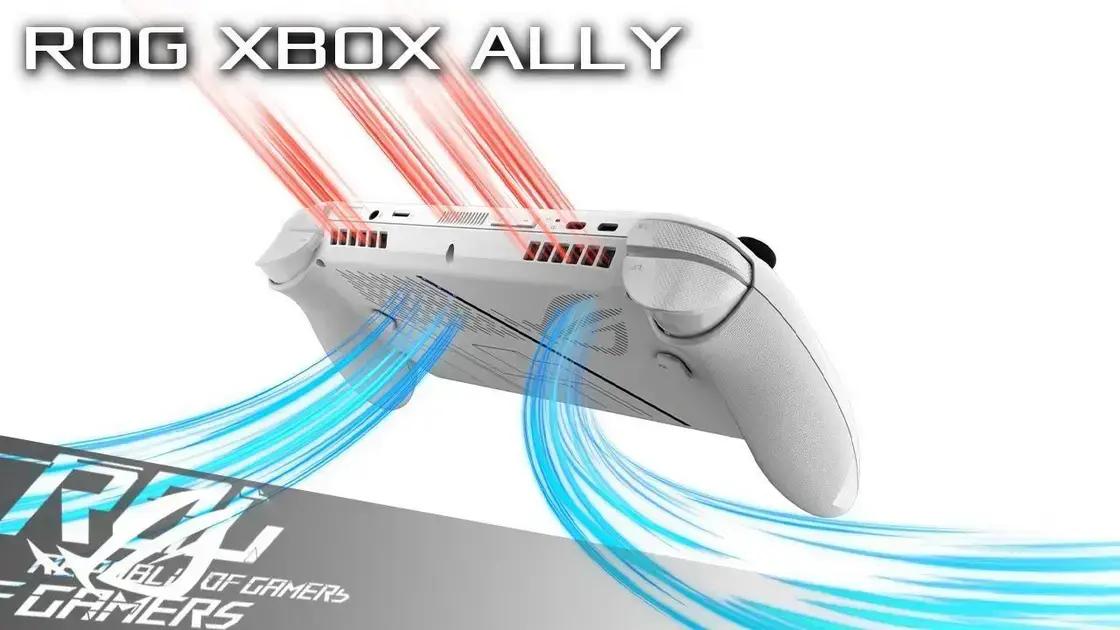 Asus apresenta vídeo do sistema de refrigeração do ROG Xbox Ally