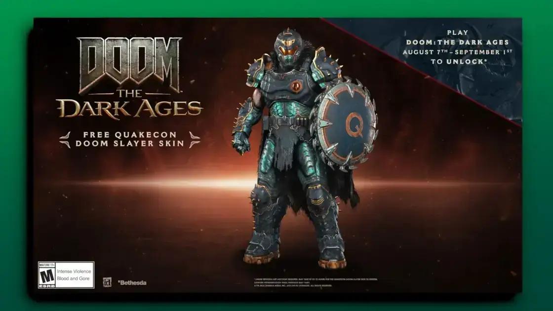 Atualização Gratuita de Doom: The Dark Ages com Modo Arena
