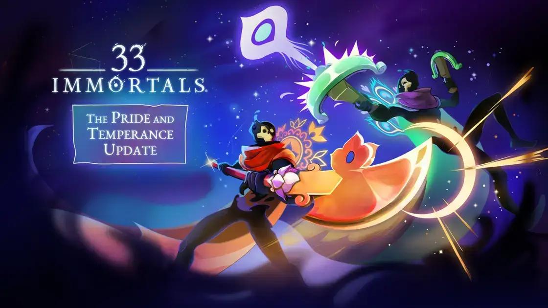 Atualização significativa no 33 Immortals traz novidades empolgantes