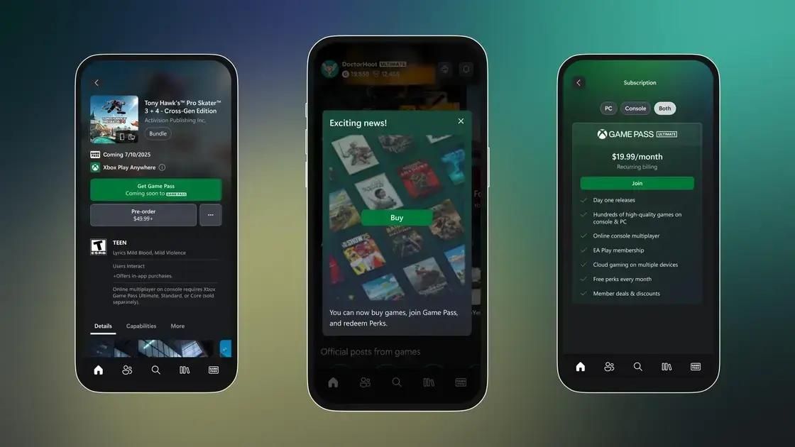 Atualização Xbox de Abril: Compre Jogos pelo App e Muito Mais