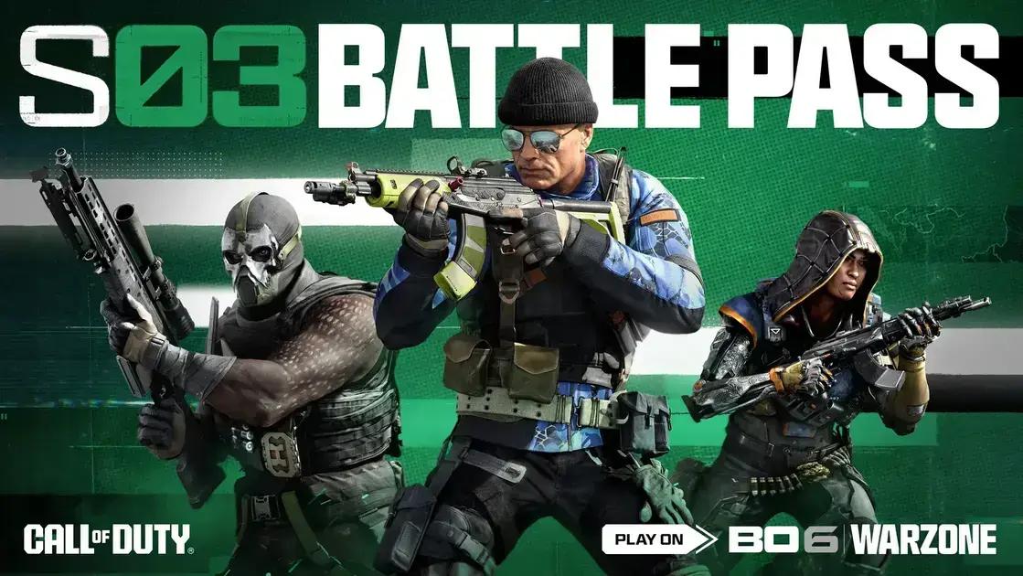 Battle Pass da Temporada 03: Novidades Imperdíveis para Call of Duty