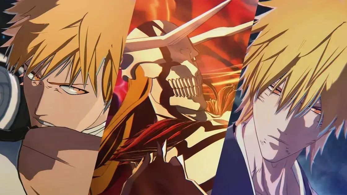 Bleach Rebirth of Souls: 3 Versões Jogáveis de Ichigo Kurosaki
