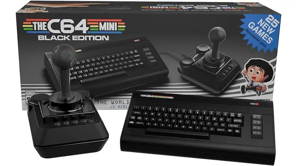 C64 Mini Black Edition: 25 Jogos Modernos da Commodore Incluídos