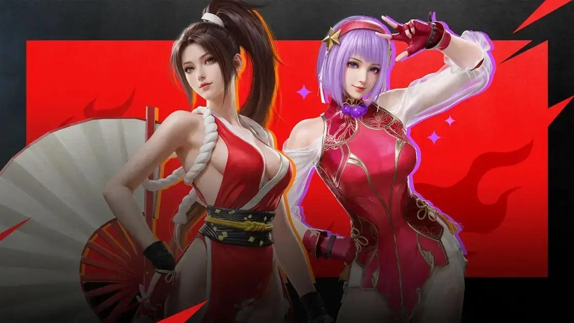 Crossover entre Naraka: Bladepoint e The King of Fighters em Janeiro