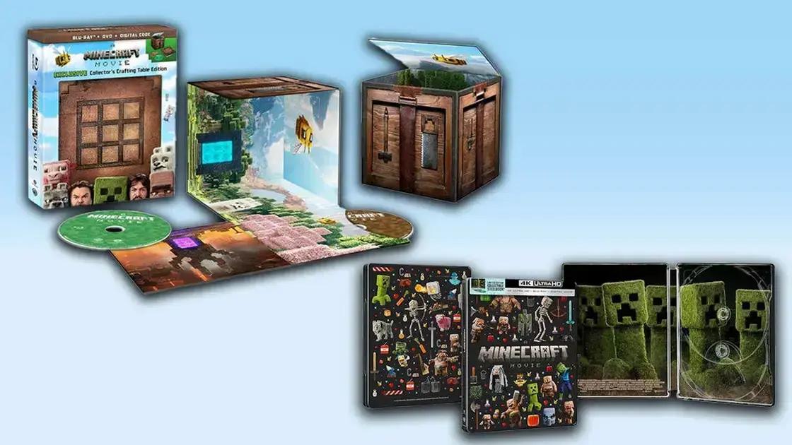 Datas de Lançamento do Filme Minecraft em 4K e Blu-Ray