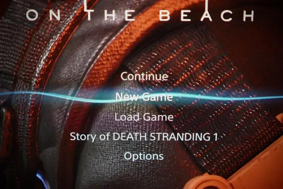 Death Stranding 2: O Menu Revelado por Hideo Kojima