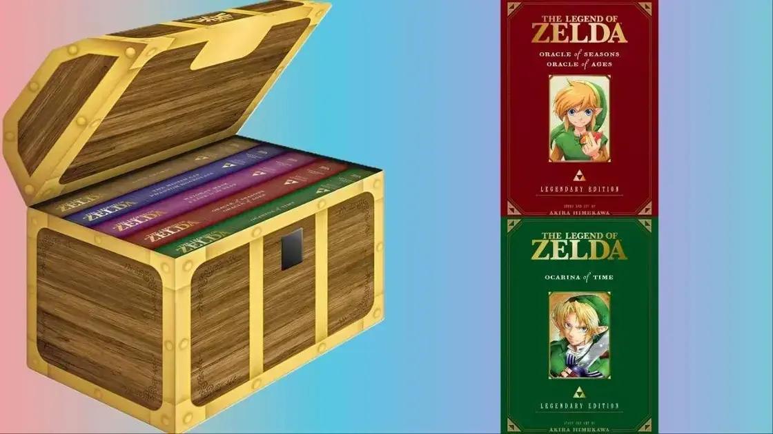 Desconto Imperdível: Box Set de Mangá Legend of Zelda