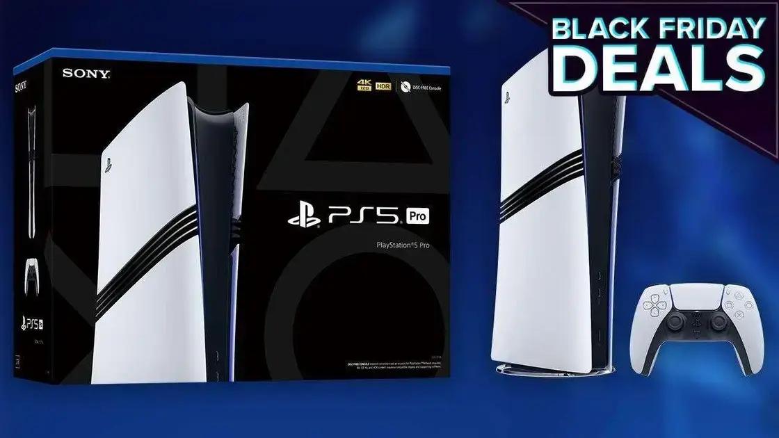 Descontos imperdíveis do PS5 Pro na Black Friday 2025