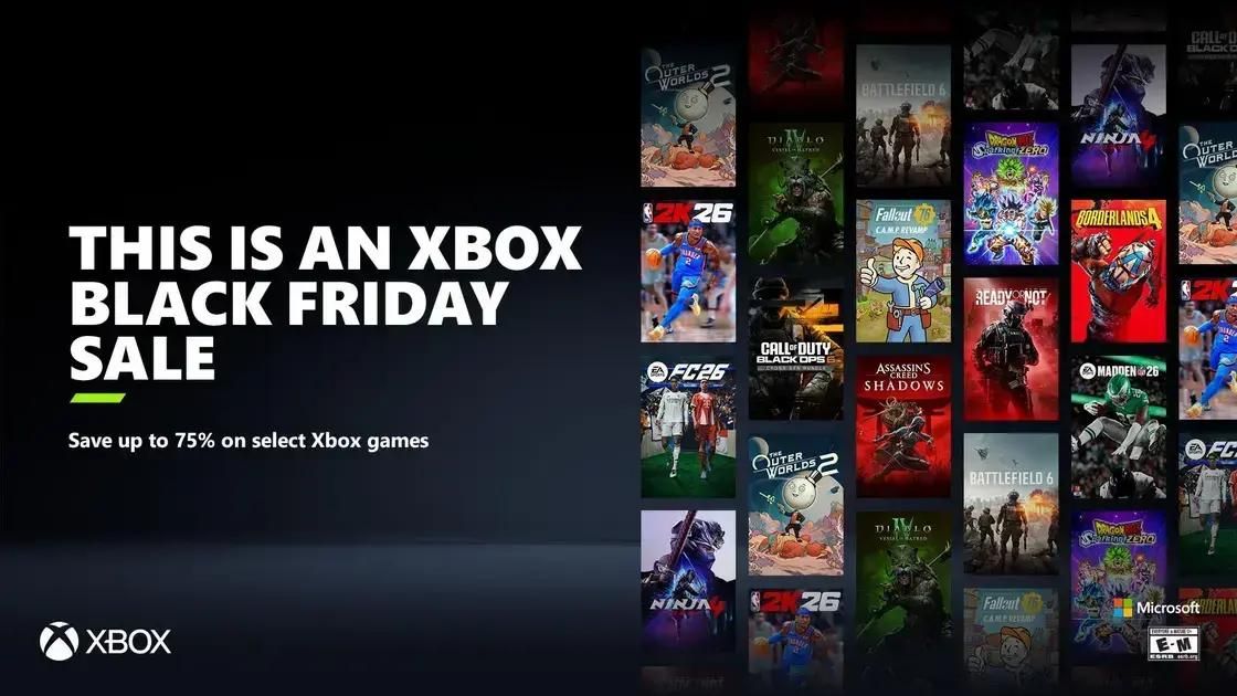 Descontos Imperdíveis para Black Friday da Xbox com Mais de 2000 Jogos