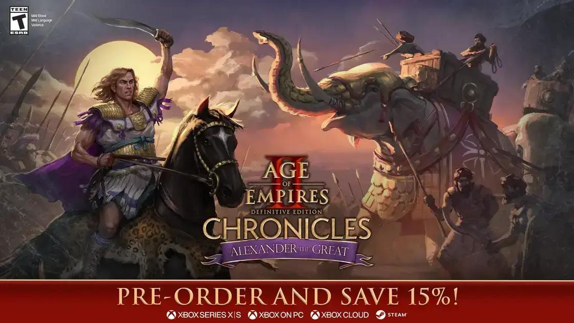 Descubra Chronicles: Alexander the Great para Age of Empires II