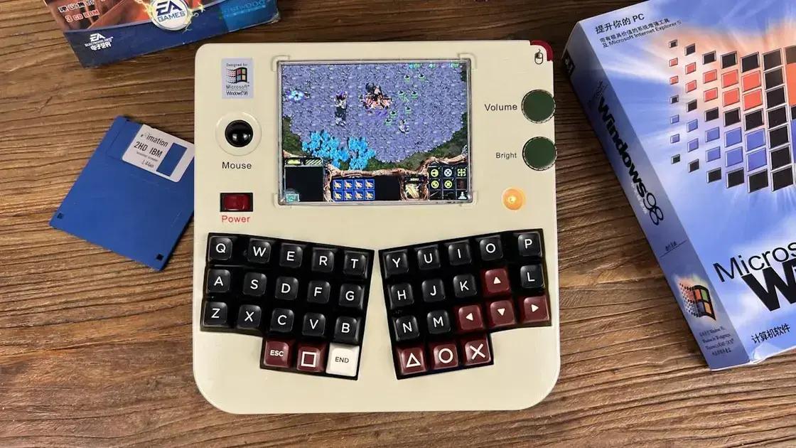 Descubra o PC Portátil Retro que Roda Jogos Clássicos dos anos 90