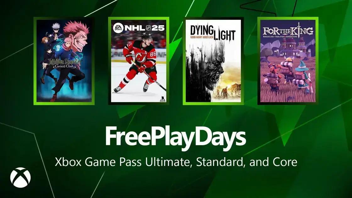 Descubra os Free Play Days: Jujutsu Kaisen, NHL 25 e mais!