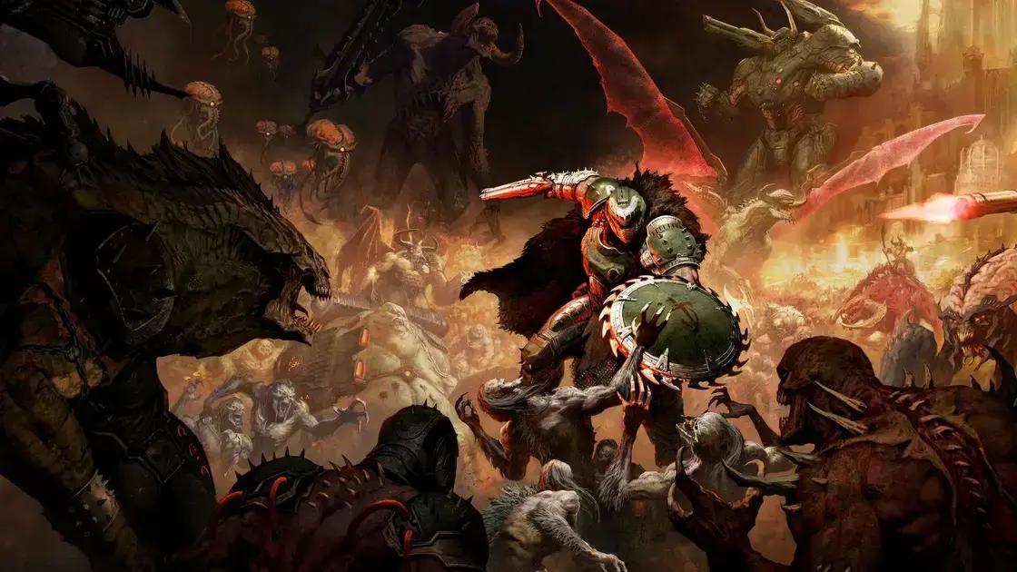 DOOM: The Dark Ages chega ao PS5 Pro com pré-venda