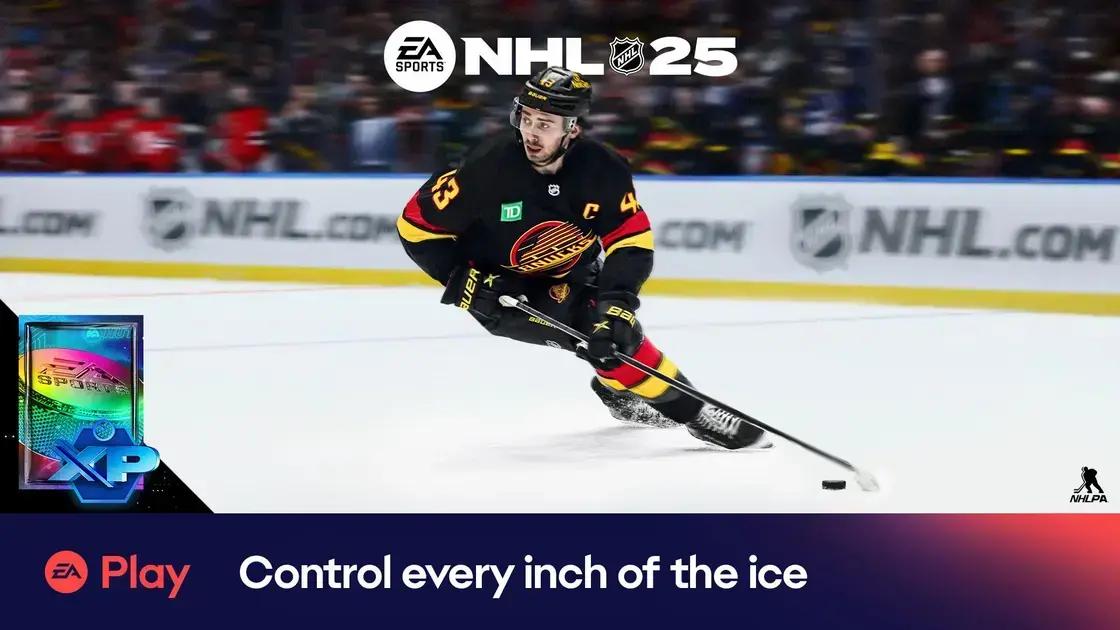 EA Play: Aumente a Ação em NHL 25 e College Football 25