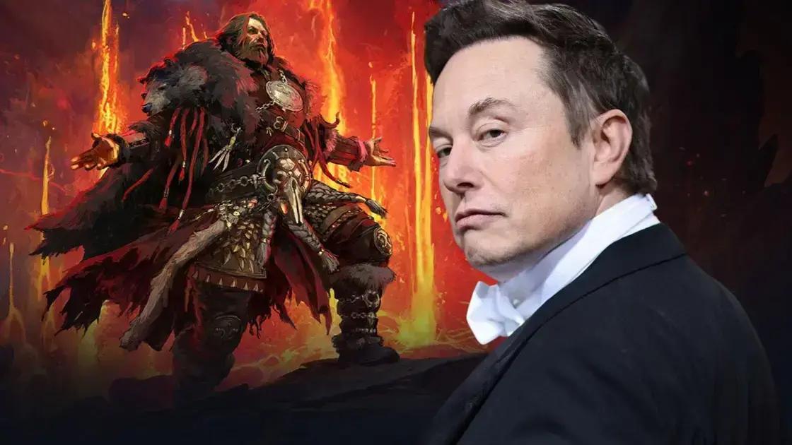 Elon Musk entre os melhores jogadores de Path of Exile 2