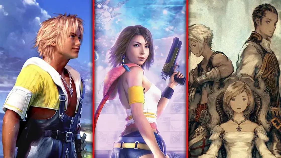 Estão ativos os remasters de Final Fantasy no Nintendo Switch!