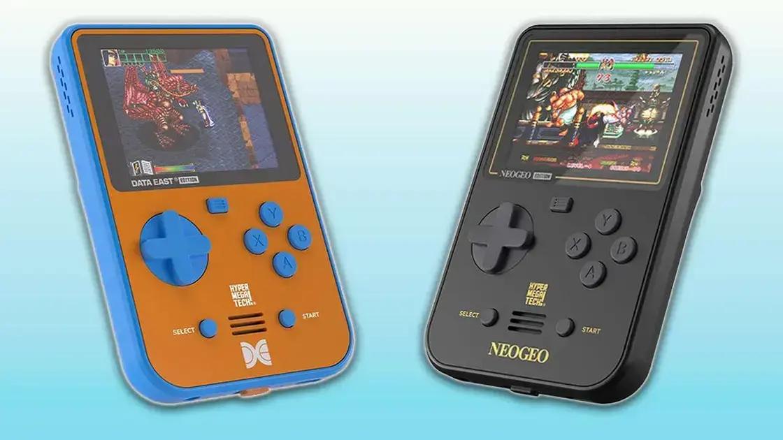 Evercade Super Pocket: Novos Handhelds com Jogos Neo Geo e Data East