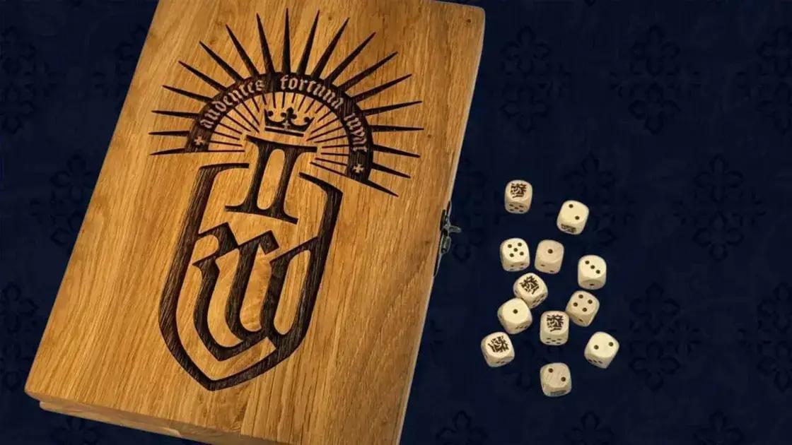 Farkle da franquia Kingdom Come: Deliverance agora é um jogo de tabuleiro