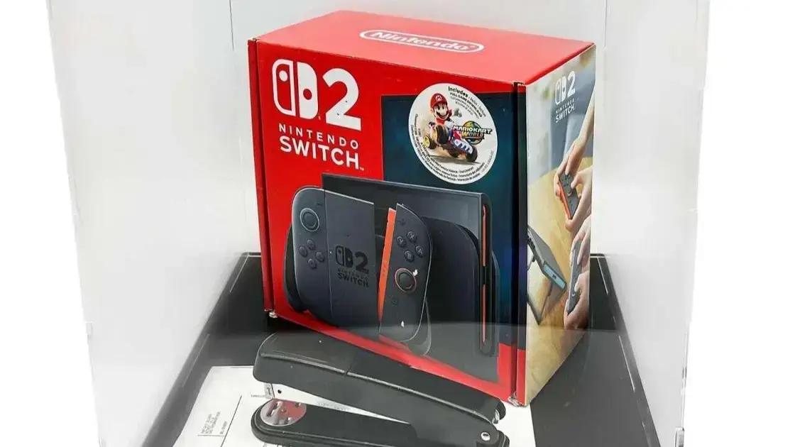 GameStop Leiloa Grampeador Que Danificou Nintendo Switch 2!