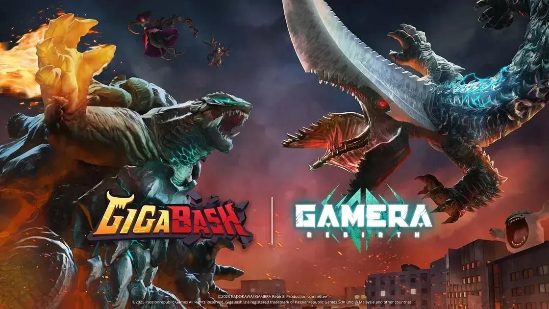 GigaBash ganha DLC com Gamera e Guiron em combate empolgante