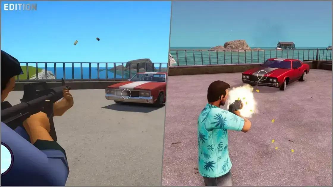 GTA Vice City NextGen Edition: Comparação com Remaster Oficial