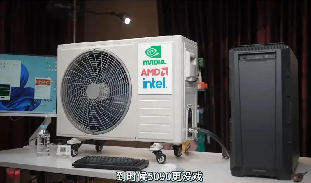 Influencer Monta PC Gamer com RTX 4090 Refrigerado a Ar-Condicionado