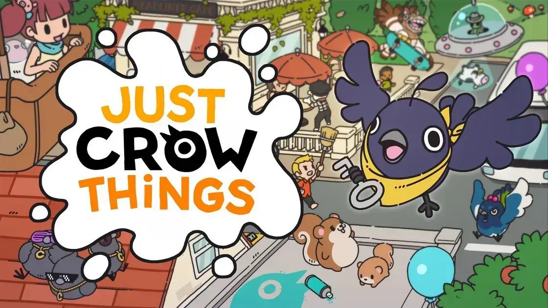 Just Crow Things: Aventura Sandbox Chega ao PS4 e PS5 em Março