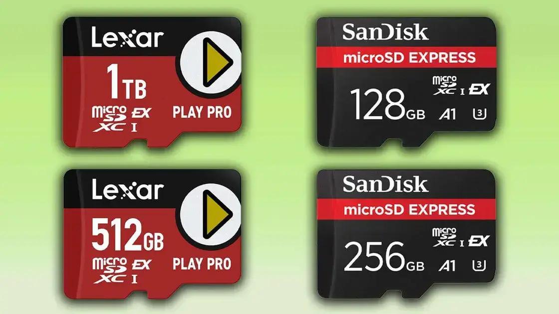 Lexar 1TB MicroSD Express para Nintendo Switch 2: Promoção Imperdível