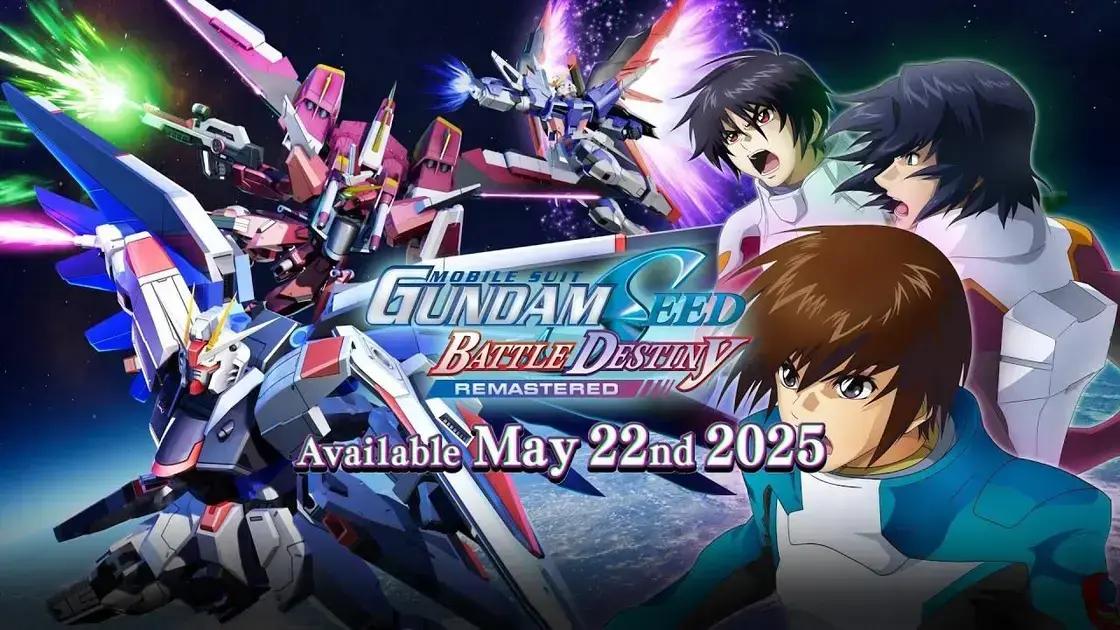 Mobile Suit Gundam SEED: Battle Destiny Ganha Remaster em 2025