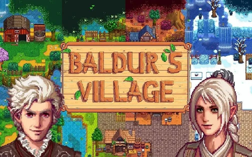 Mod Baldur's Village: Personagens de Baldur’s Gate 3 em Stardew Valley
