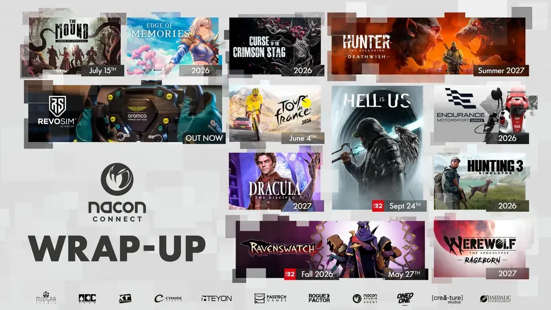 Nacon Connect 2026: vampiros, lobisomens e Hunters ganham destaque