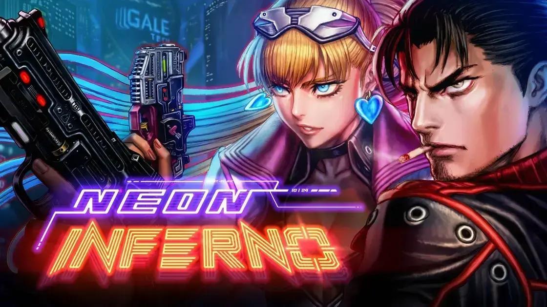 Neon Inferno: Jogo de Ação Chega em 2025 ao PS4 e PS5