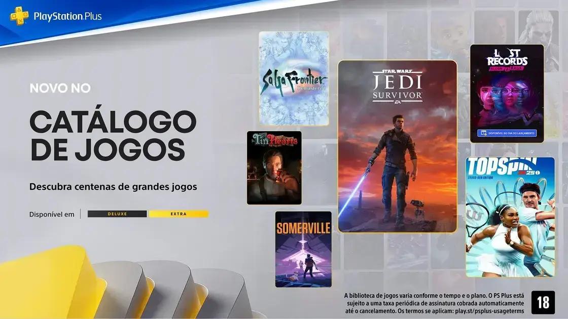 Nove Jogos do PS Plus Extra e Deluxe de Fevereiro para Baixar