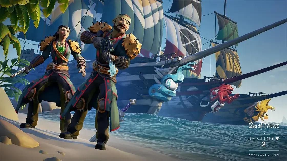 Novidades: Cosméticos Lightbearer Inspirados em Destiny no Sea of Thieves