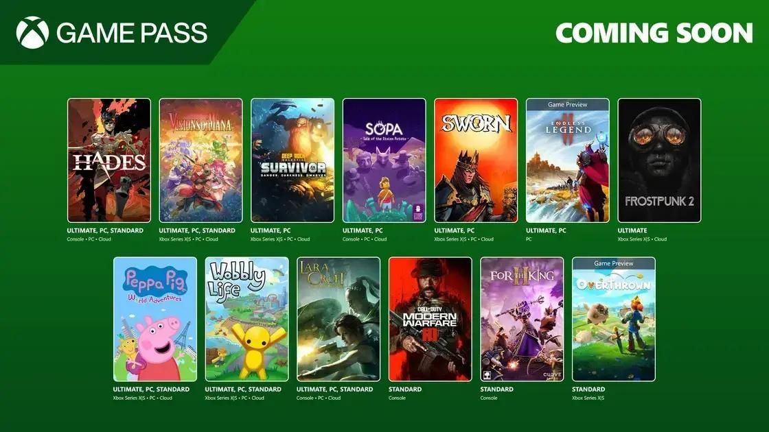 Novidades de Setembro: Hades, Deep Rock Galactic e mais no Game Pass