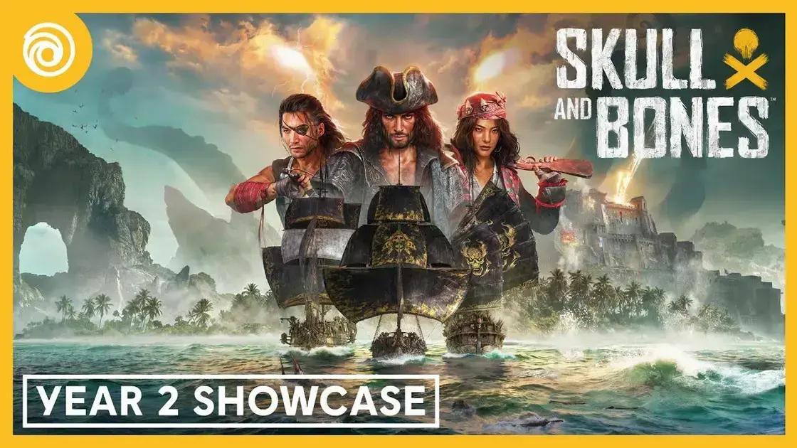 Novidades do Ano 2 de Skull and Bones: Batalhas Épicas e Mais