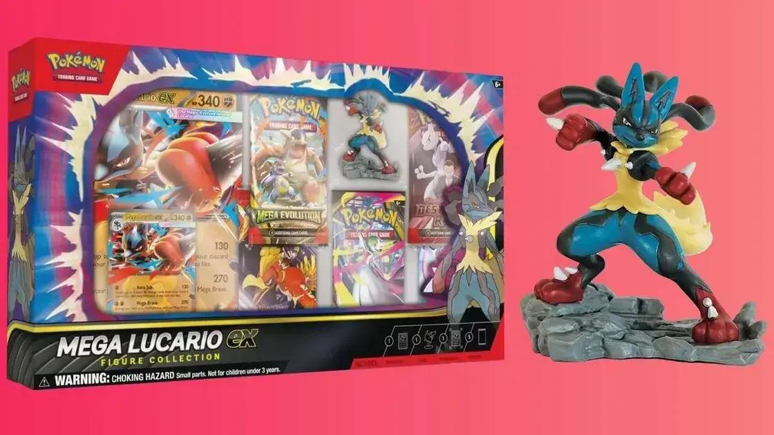 Novidades no Pokemon TCG: Mega Lucario e mais lançamentos na Amazon